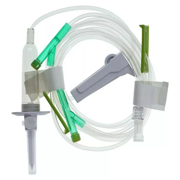 Primary Set, 2 Prepierced Y-Sites, Secure Lock, 100 Inch, 50/Cs - Medex Supply