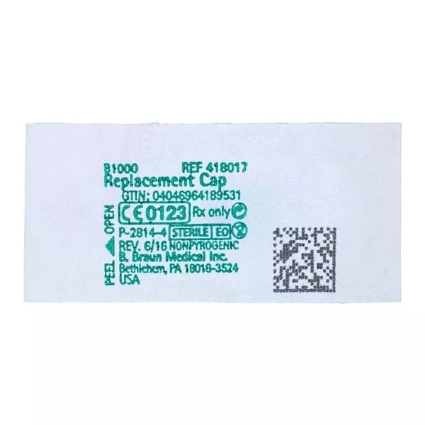 Replacement Cap Blue 100/Bx - Medex Supply