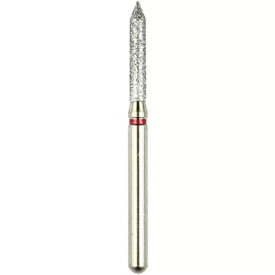 Robot Point Straight Cylinder (Round End) Diamond Fine 1/Pack