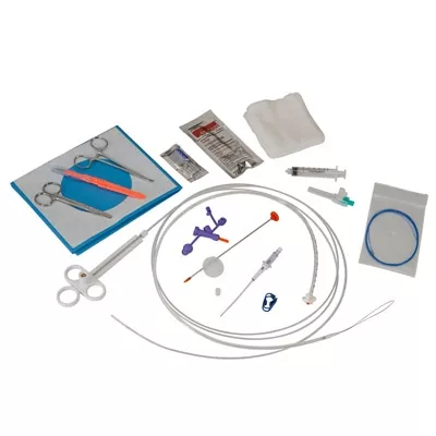 Safety Single Pass Pull PEG Kit Kangaroo™ 16 Fr. Polyurethane Sterile - Medex Supply