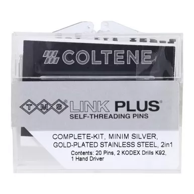 Self-Threading Pin System Link Complete Kit, Regular 2in1 Double Silver