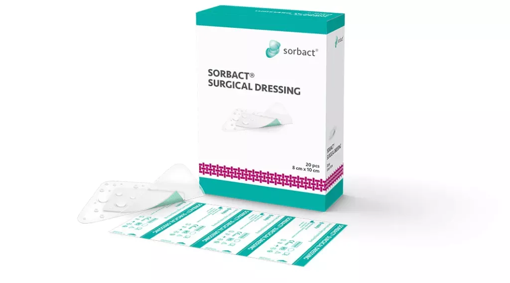 Sorbact Surgical Dressing 8x10cm