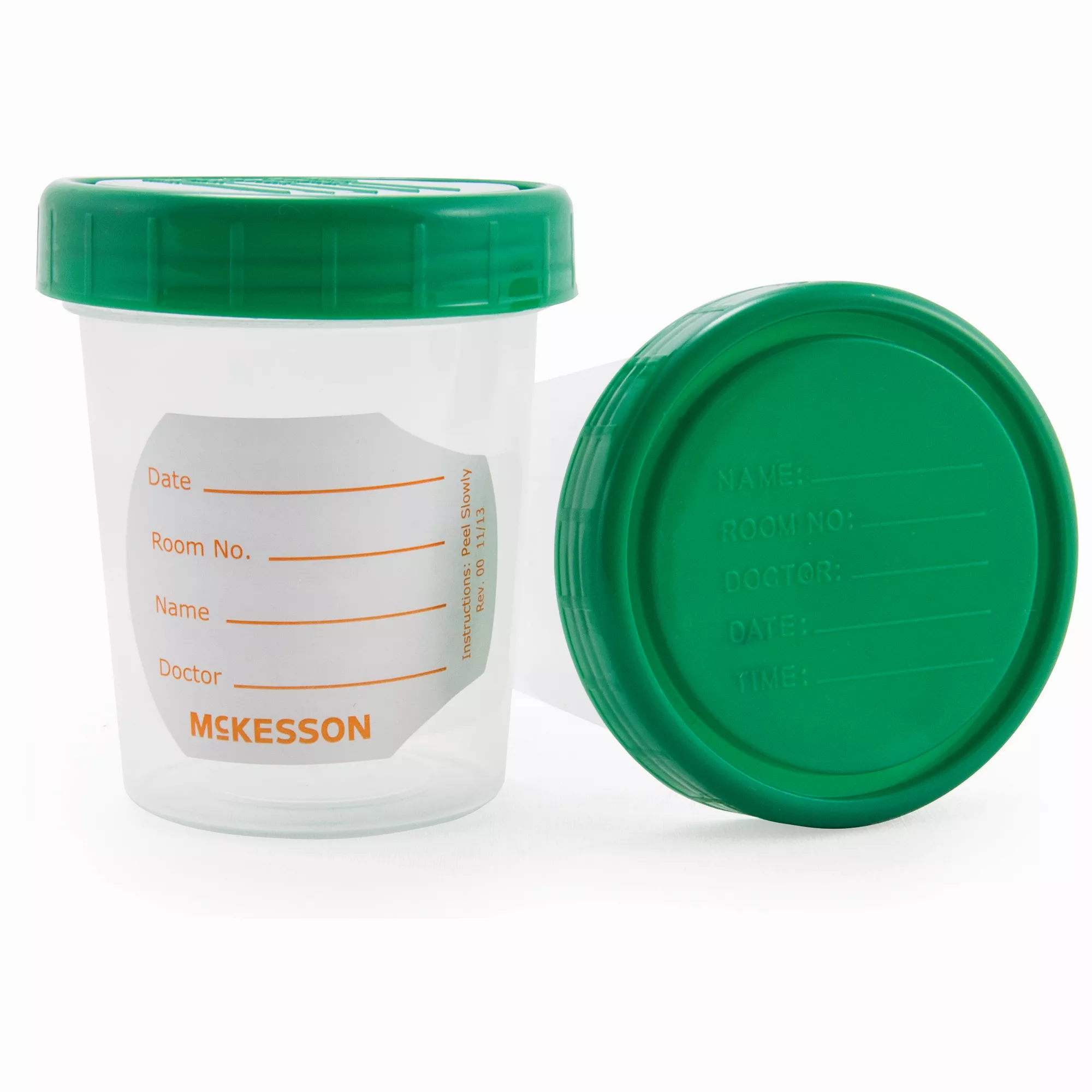 Specimen Container McKesson 120 mL (4 oz.) Screw Cap NonSterile - Medex Supply