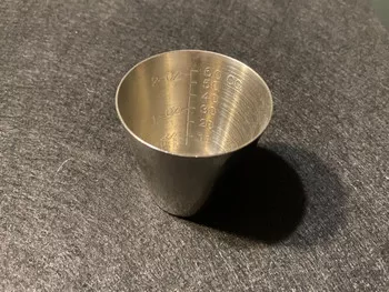 Stainless Medicine Cup, Graduated, 2 oz.