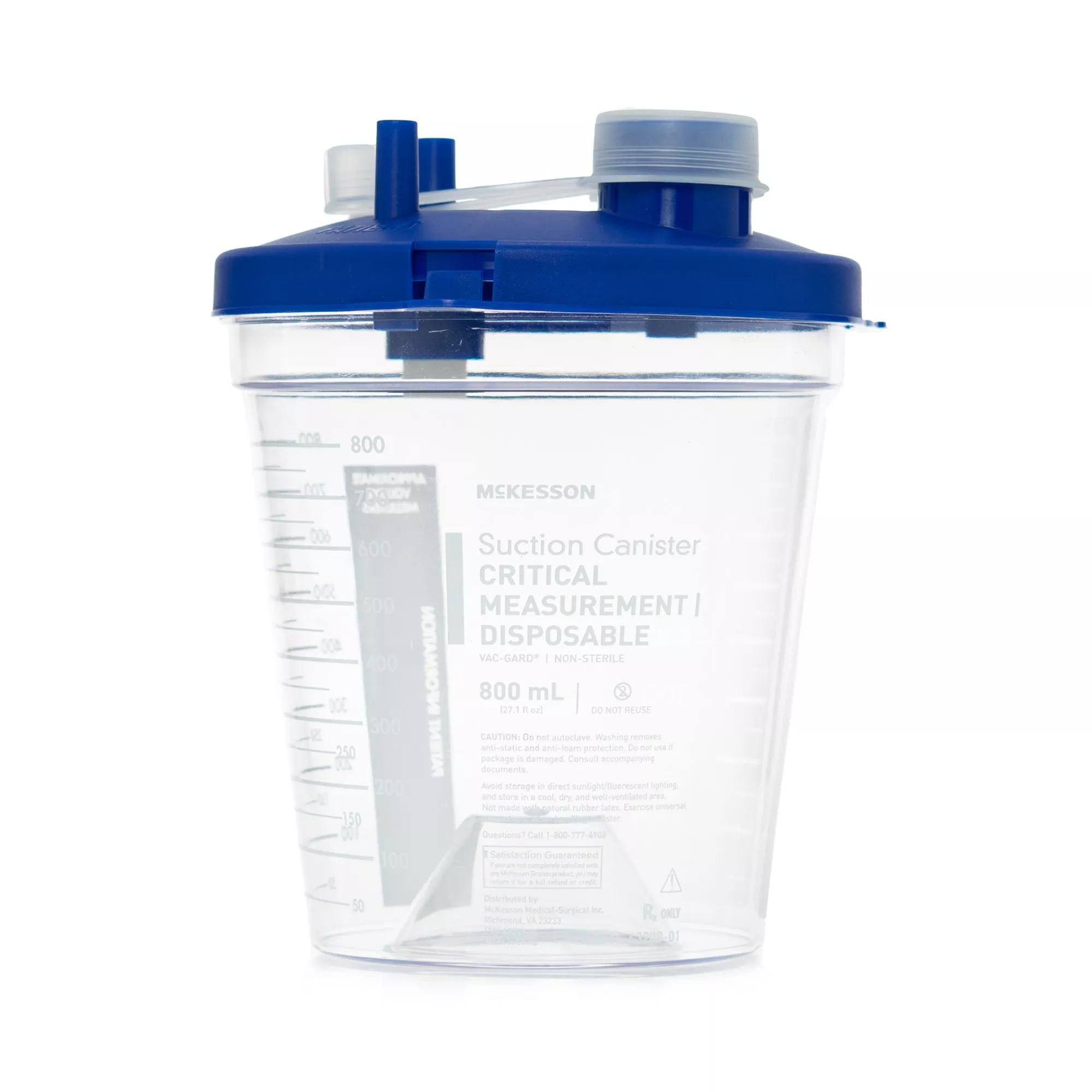 Suction Canister McKesson 800 mL Pour Lid - Medex Supply