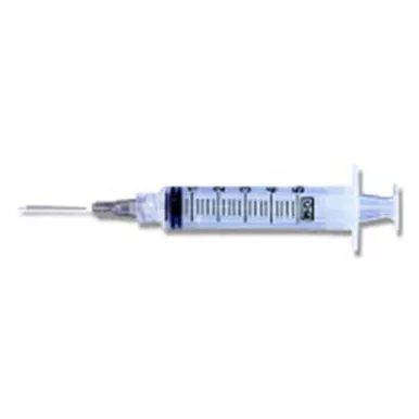 Syringe/Needle 5cc 21Gx1-1/2" Conventional 100/Box