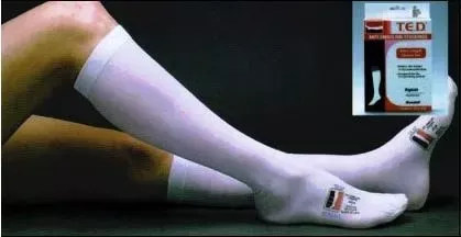 Ted Stock Anti/Emb Small Knee Beige