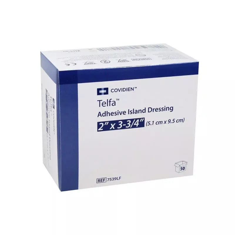 Telfa Adhesive Island Dressing 5cmx9cm Sterile
