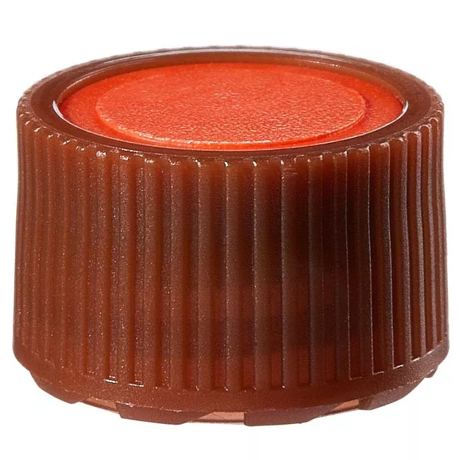 Thermo Scientific Nalgene Amber PPCO High Profile Closures with Color Coders for Micro Packaging Vials: Nonsterile Orange | Buy Online | Thermo Scientific™ | Fisher Scientific