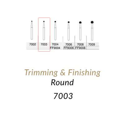 TS2000 Diamond 2004.7 Taper Round, 5/Pack