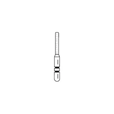 Two Striper Diamond 575.7S Cylind Flat Coarse SS, 5/Pack