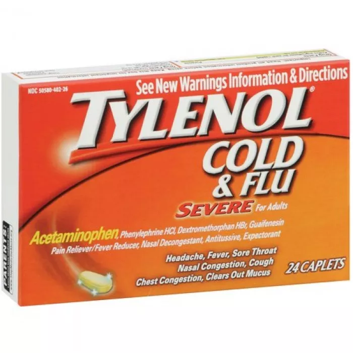 Tylenol Cold + Flu Day & Night Caplets 24/bt - Medex Supply