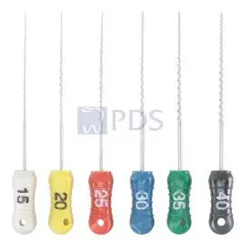 Union Broach Sharpie Hedstrom File, #60, 25mm, 6/Pk Integra Miltex 012-11070