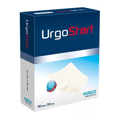 Urgostart Foam Protease Modulating Matrix Wound Dressing 10cmx10cm