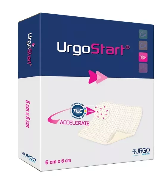 Urgostart Foam Protease Modulating Matrix Wound Dressing 6cmx6cm