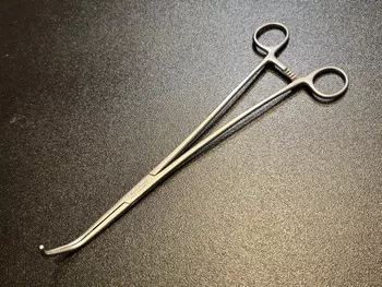 V. Mueller CH5090 Satinsky Vena Cava Clamp, Large, 10"