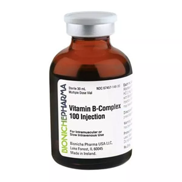 Vitamin B Complex Injection 100mg/mL MDV 30mL Each - Medex Supply