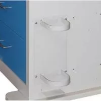 Waterloo Oxygen Tank Bracket, Metal, Light Gray - Medex Supply