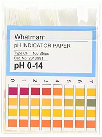 Whatman pH Indicator Papers, CF Strips, Range: 0 - 14pH, 100/pk - Medex Supply