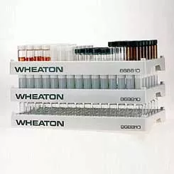 Wheaton Scintillation Vial Rack, Polypropylene, 90-Position, 5/cs - Medex Supply